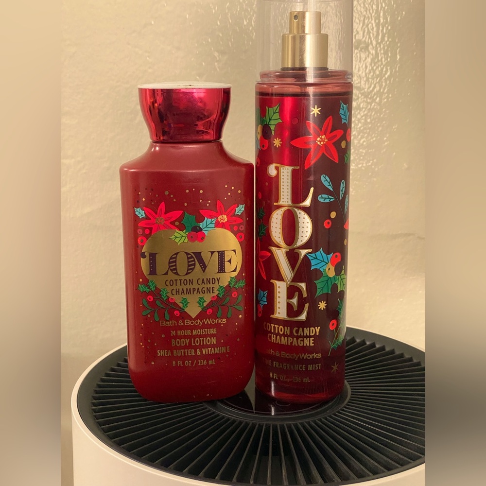 Bath and body works perfume and lotion!